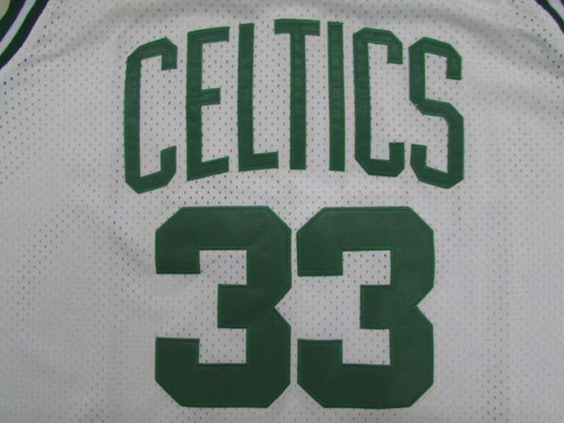 Boston Celtics White #33 BIRD Classics Basketball Jersey (Stitched)