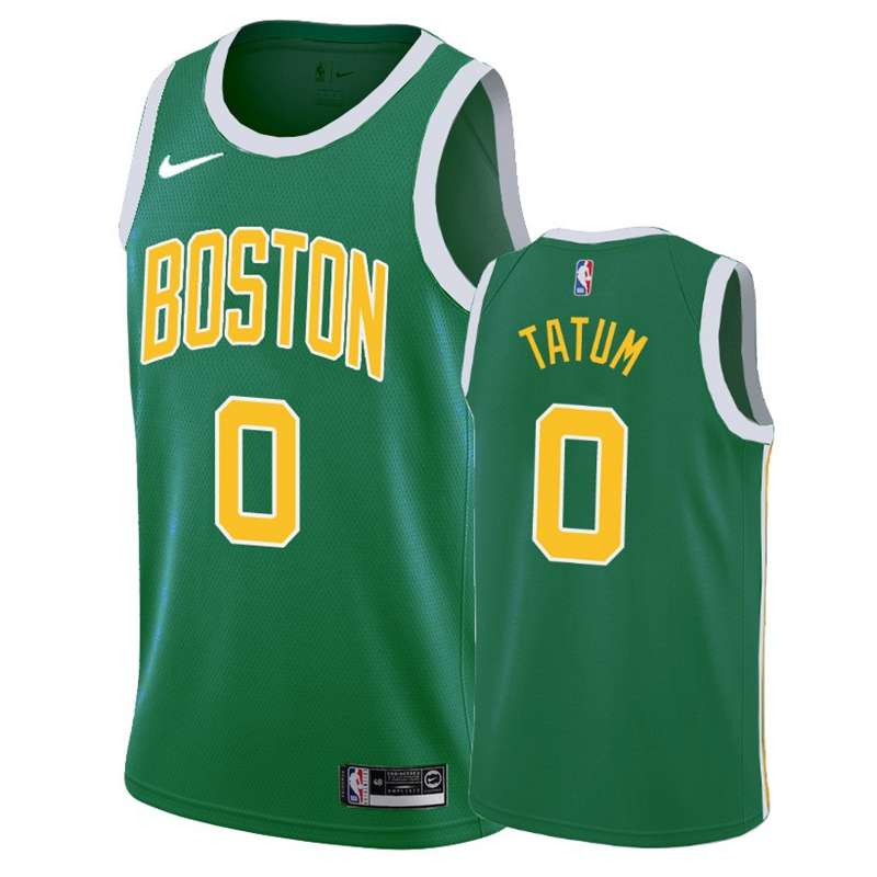 Boston Celtics Green #0 TATUM Basketball Jersey (Stitched)