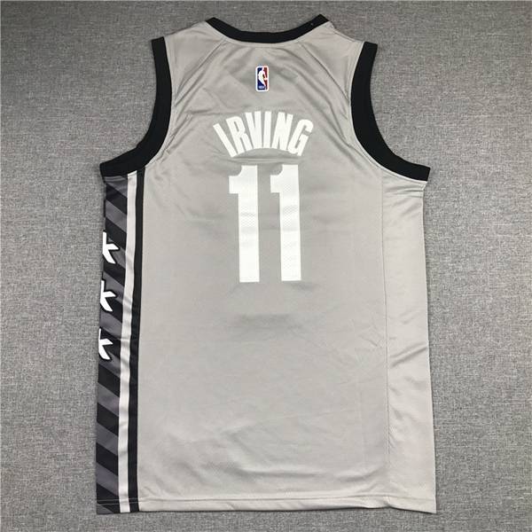 Brooklyn Nets 20/21 Grey #11 IRVING AJ Basketball Jersey (Stitched)