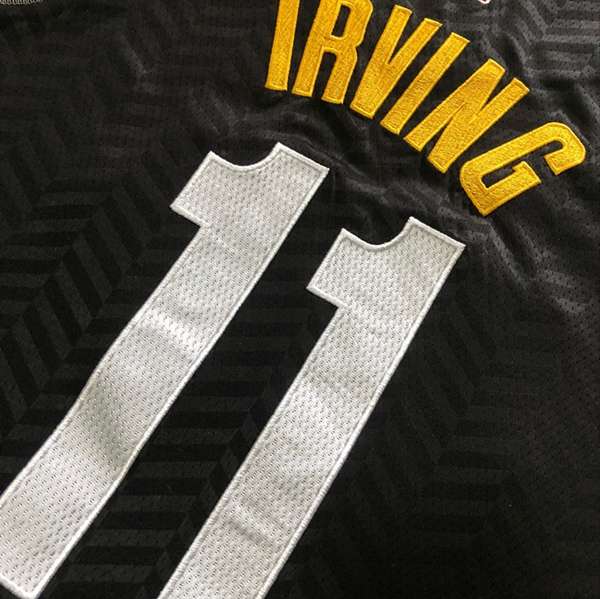 Brooklyn Nets 20/21 Black #11 IRVING City Basketball Jersey (Closely Stitched)