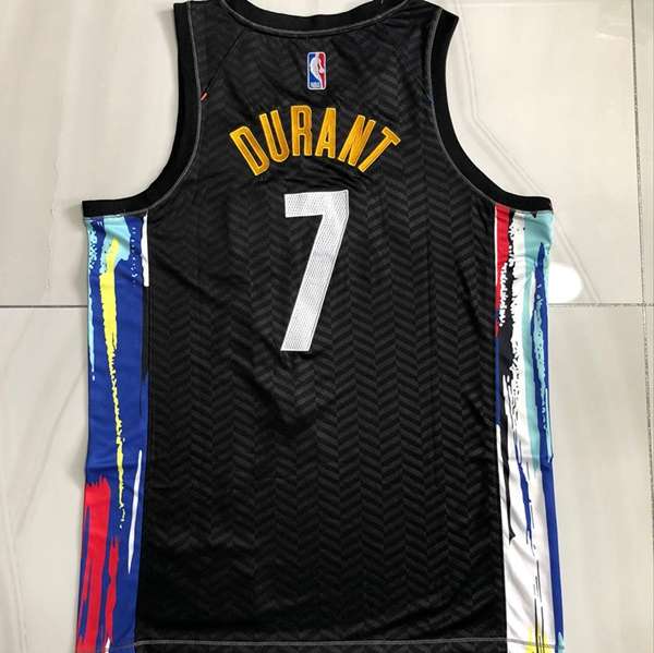 Brooklyn Nets 20/21 Black #7 DURANT City Basketball Jersey (Closely Stitched)