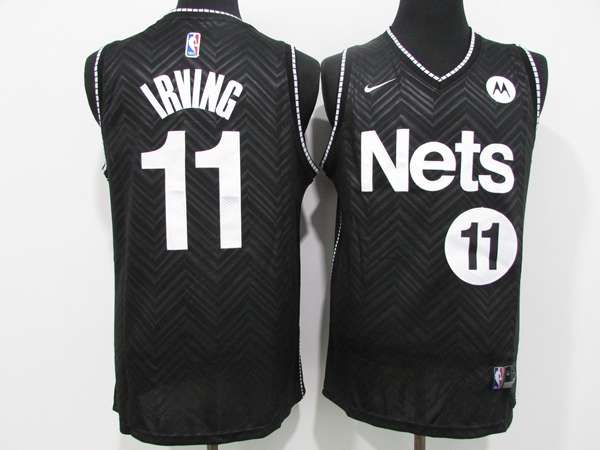 Brooklyn Nets 20/21 Black #11 IRVING Basketball Jersey 02 (Stitched)