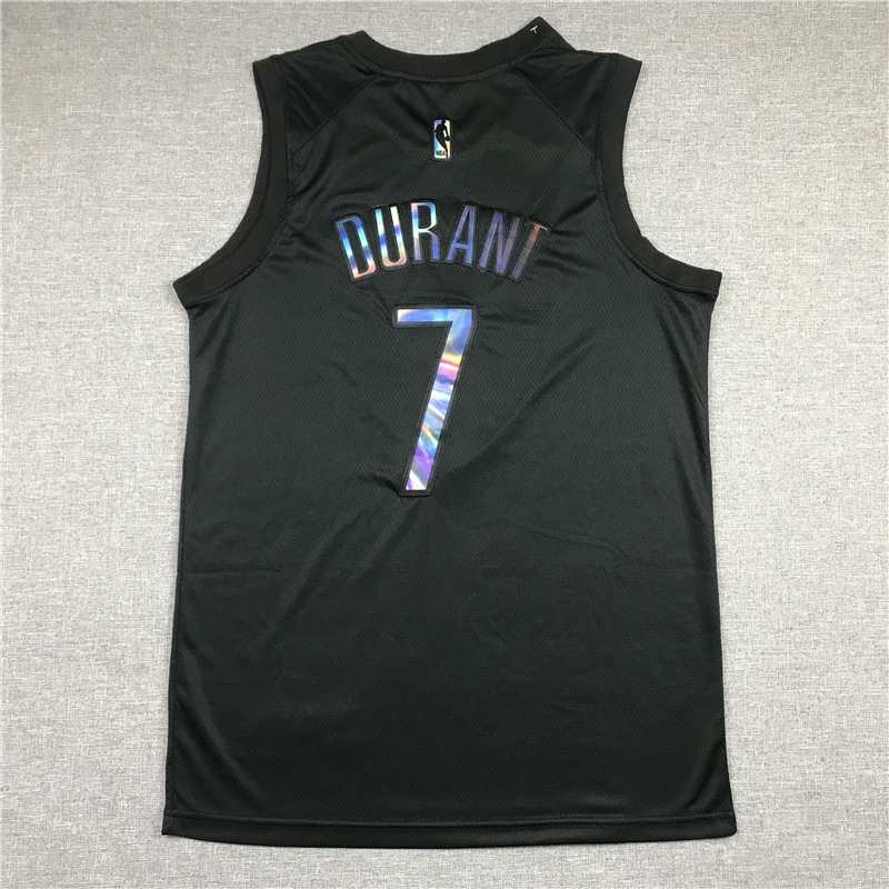 Brooklyn Nets 20/21 Black #7 DURANT Basketball Jersey (Stitched)