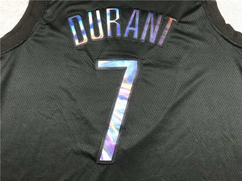 Brooklyn Nets 20/21 Black #7 DURANT Basketball Jersey (Stitched)