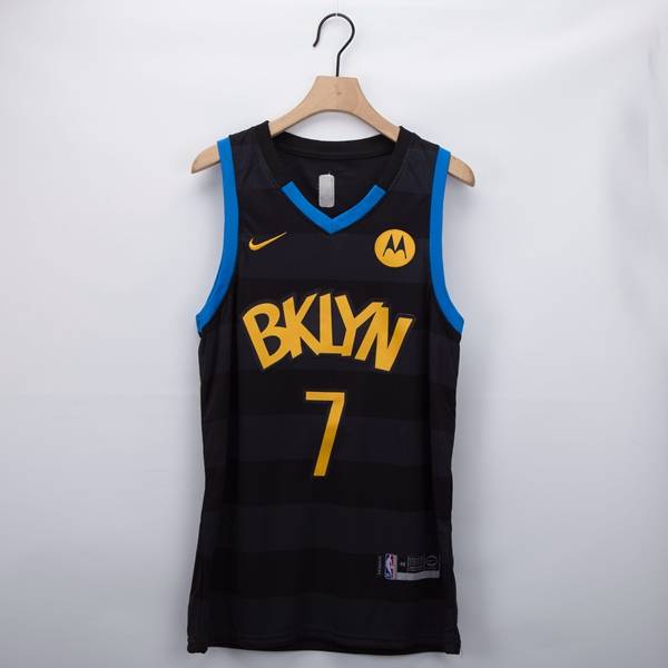 Brooklyn Nets 20/21 Black #7 DURANT Basketball Jersey 03 (Stitched)