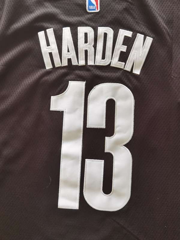 Brooklyn Nets 2020 Black #13 HARDEN City Basketball Jersey (Stitched)