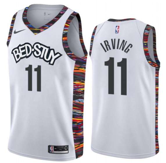 Brooklyn Nets 2020 White #11 IRVING City Basketball Jersey (Stitched)
