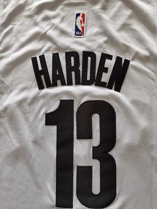 Brooklyn Nets 2020 White #13 HARDEN City Basketball Jersey 02 (Stitched)