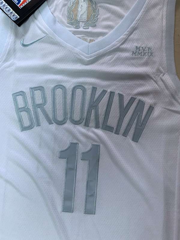 Brooklyn Nets 2020 White #11 IRVING MVP Basketball Jersey (Stitched)