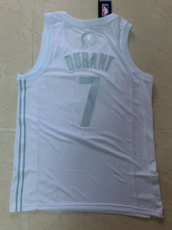 Brooklyn Nets 2020 White #7 DURANT MVP Basketball Jersey (Stitched)