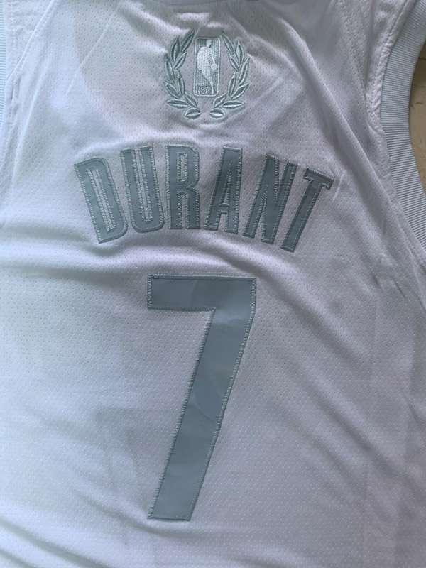 Brooklyn Nets 2020 White #7 DURANT MVP Basketball Jersey (Stitched)