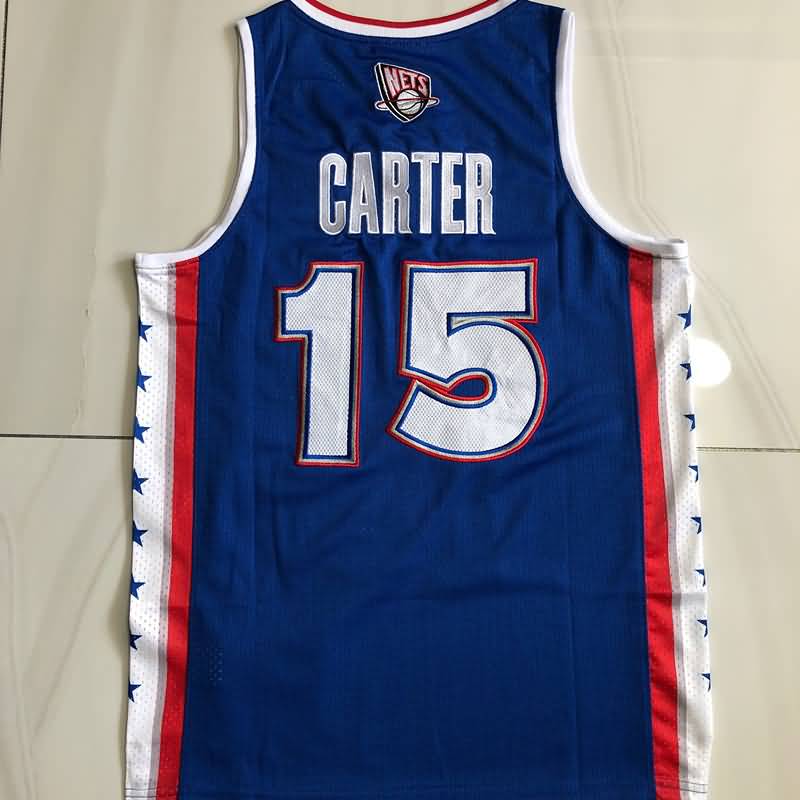 Brooklyn Nets 2005 Dark Blue #15 CARTER ALL-STAR Classics Basketball Jersey (Closely Stitched)