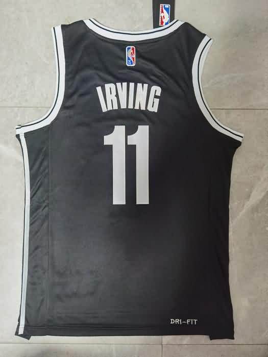 Brooklyn Nets 21/22 Black #11 IRVING Basketball Jersey (Stitched)