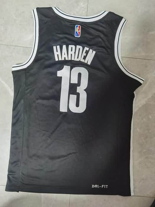 Brooklyn Nets 21/22 Black #13 HARDEN Basketball Jersey (Stitched)