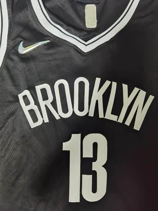 Brooklyn Nets 21/22 Black #13 HARDEN Basketball Jersey (Stitched)