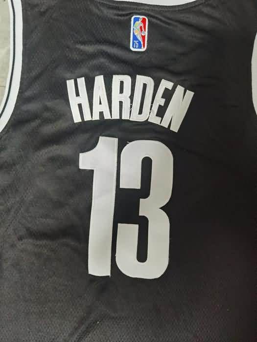 Brooklyn Nets 21/22 Black #13 HARDEN Basketball Jersey (Stitched)