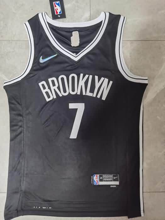 Brooklyn Nets 21/22 Black #7 DURANT Basketball Jersey (Stitched)