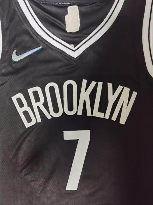 Brooklyn Nets 21/22 Black #7 DURANT Basketball Jersey (Stitched)