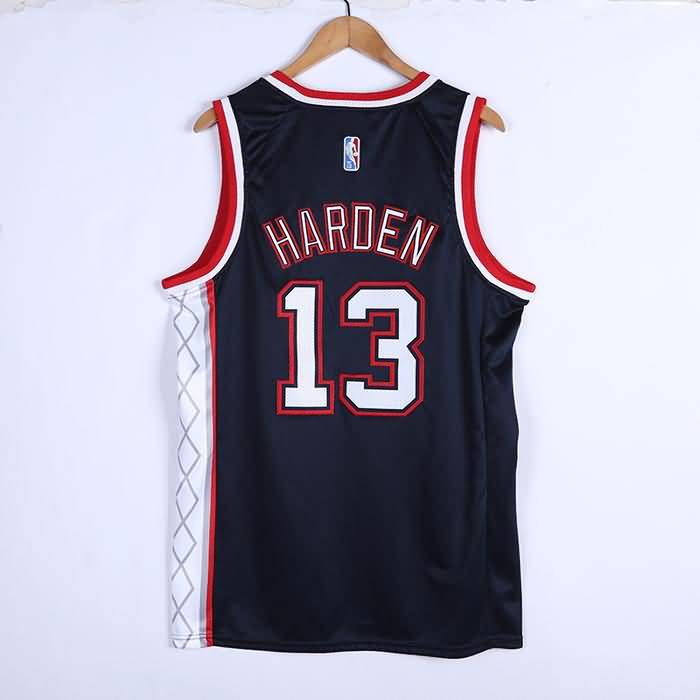 Brooklyn Nets 21/22 Dark Blue #13 HARDEN City Basketball Jersey (Stitched)