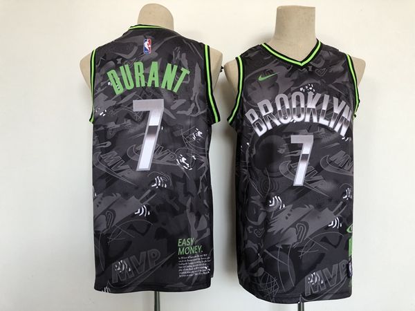 Brooklyn Nets Black #7 DURANT MVP Basketball Jersey (Stitched)