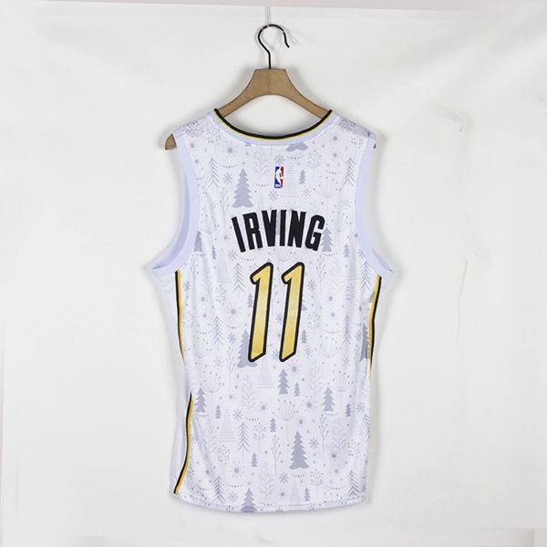 Brooklyn Nets White #11 IRVING Basketball Jersey (Stitched) 02