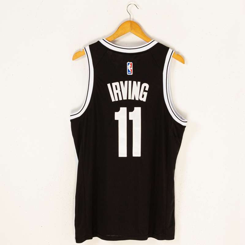 Brooklyn Nets Black #11 IRVING Basketball Jersey 02 (Stitched)