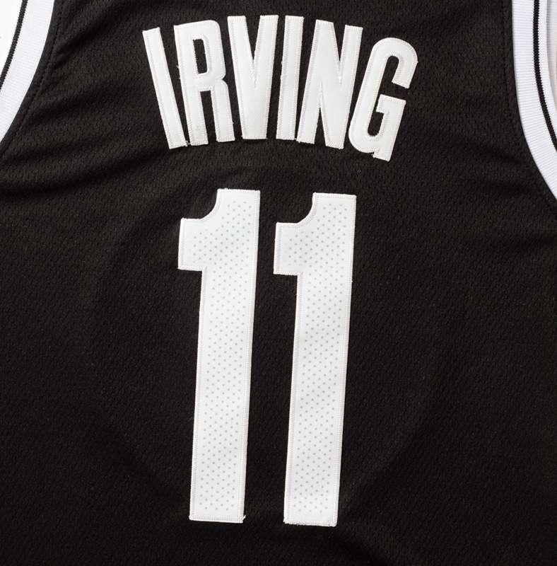 Brooklyn Nets Black #11 IRVING Basketball Jersey 02 (Stitched)