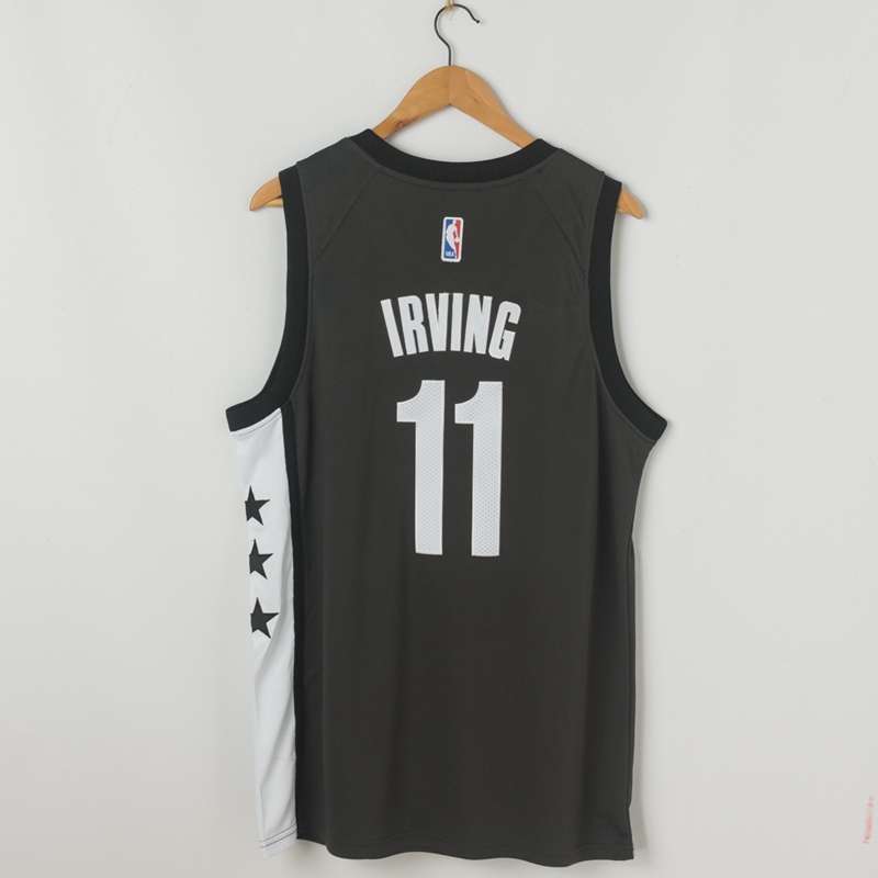Brooklyn Nets Black #11 IRVING Basketball Jersey 03 (Stitched)