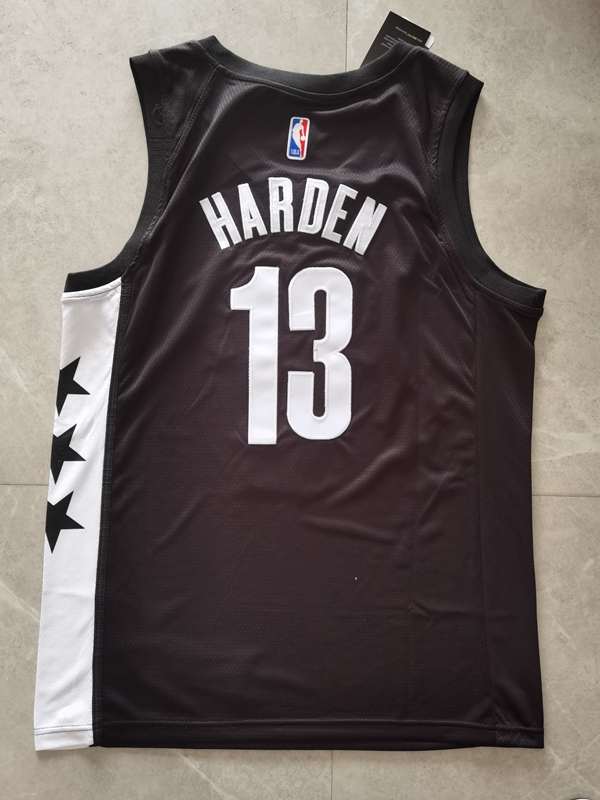 Brooklyn Nets Black #13 HARDEN Basketball Jersey (Stitched)