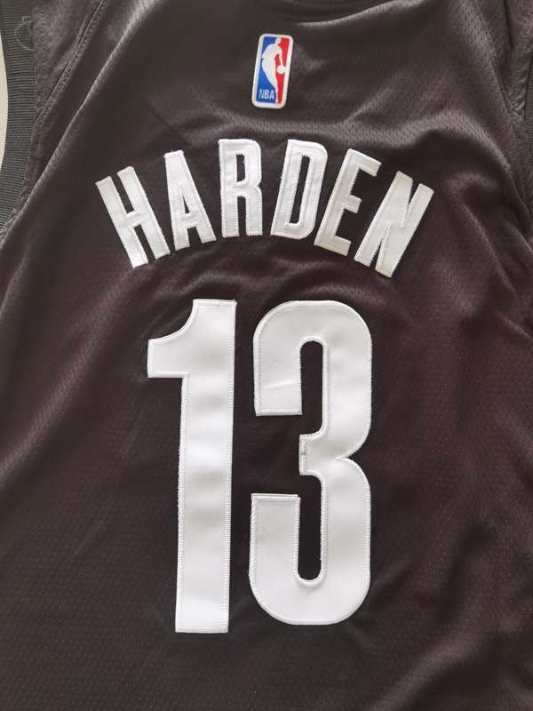 Brooklyn Nets Black #13 HARDEN Basketball Jersey (Stitched)