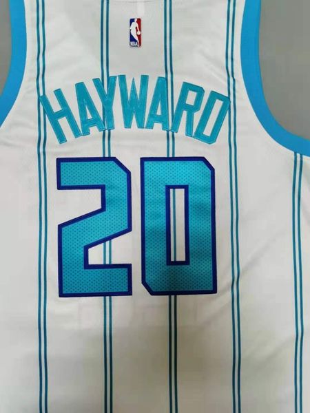 20/21 Charlotte Hornets White #20 HAYWARD AJ Basketball Jersey (Stitched)