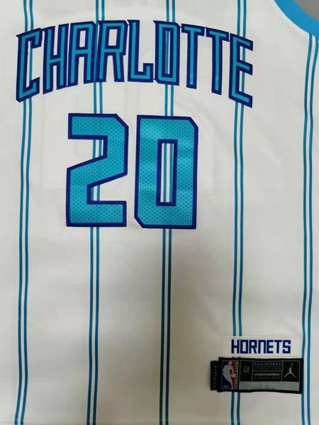 20/21 Charlotte Hornets White #20 HAYWARD AJ Basketball Jersey (Stitched)