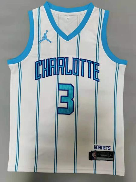 20/21 Charlotte Hornets White #3 ROZIER III AJ Basketball Jersey (Stitched)