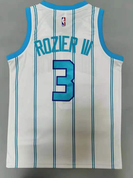 20/21 Charlotte Hornets White #3 ROZIER III AJ Basketball Jersey (Stitched)