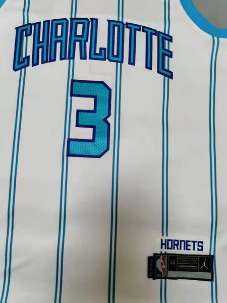 20/21 Charlotte Hornets White #3 ROZIER III AJ Basketball Jersey (Stitched)