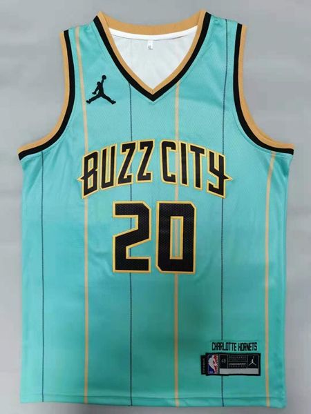 2020 Charlotte Hornets Green #20 HAYWARD AJ Basketball Jersey (Stitched)
