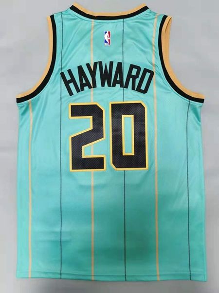 2020 Charlotte Hornets Green #20 HAYWARD AJ Basketball Jersey (Stitched)