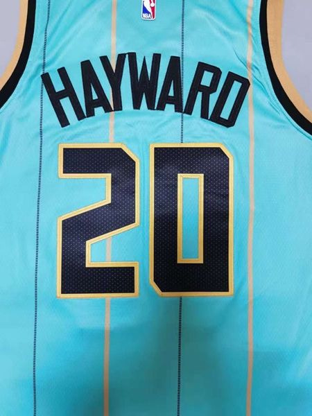 2020 Charlotte Hornets Green #20 HAYWARD AJ Basketball Jersey (Stitched)