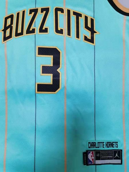 2020 Charlotte Hornets Green #3 ROZIER III AJ Basketball Jersey (Stitched)