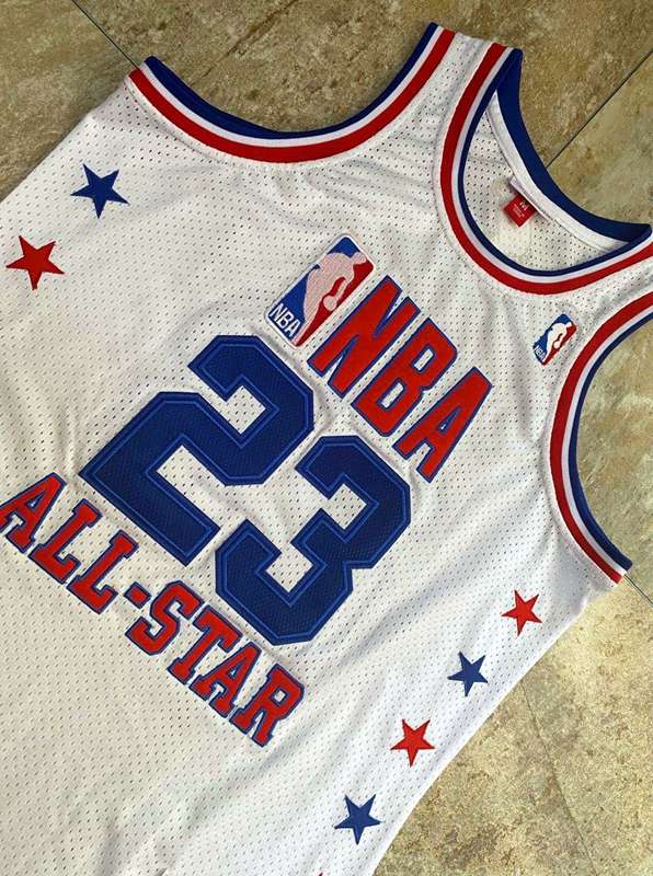 Chicago Bulls 2003 White #23 JORDAN ALL-STAR Classics Basketball Jersey (Closely Stitched)