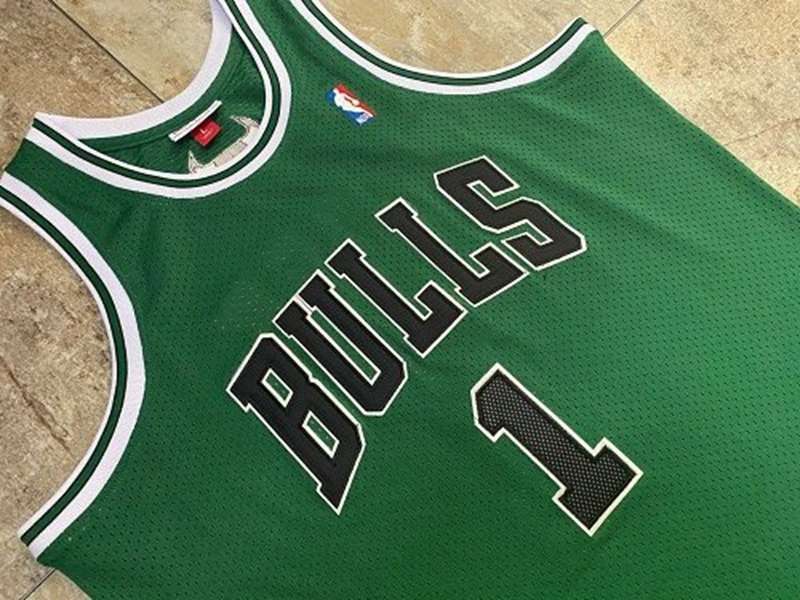Chicago Bulls 2008/09 Green #1 ROSE Classics Basketball Jersey (Closely Stitched)
