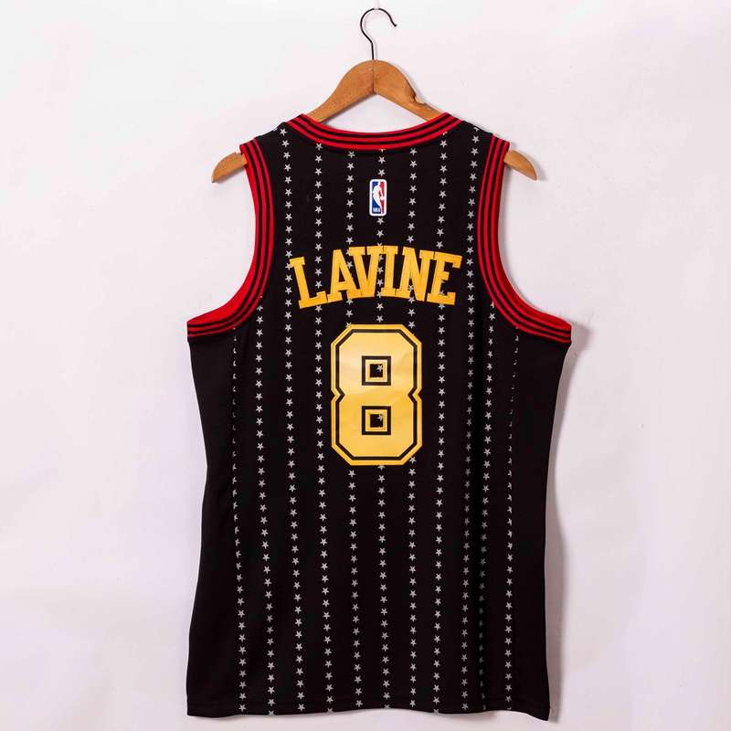 Chicago Bulls 20/21 Black #8 LAVINE AJ Basketball Jersey (Stitched)