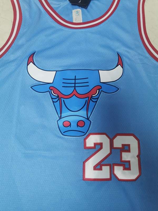 Chicago Bulls 2020 Blue #23 JORDAN City Basketball Jersey (Stitched)