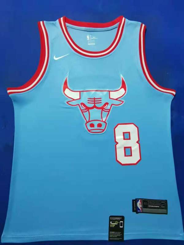 Chicago Bulls 2020 Blue #8 LAVINE City Basketball Jersey (Stitched)