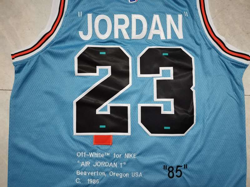 Chicago Bulls 1985 Blue #23 JORDAN Classics Basketball Jersey (Stitched)