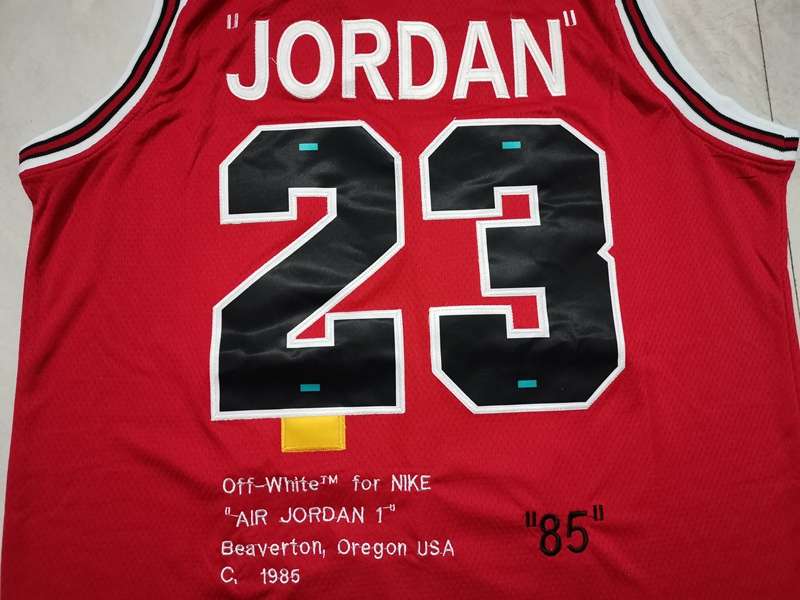 Chicago Bulls 1985 Red #23 JORDAN Classics Basketball Jersey (Stitched)