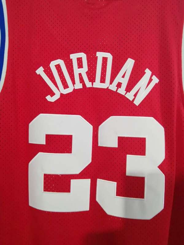 Chicago Bulls 1989 Red #23 JORDAN ALL-STAR Classics Basketball Jersey (Stitched)