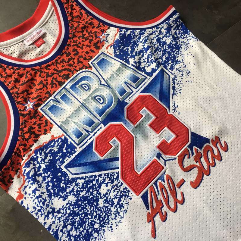 Chicago Bulls 1991 White #23 JORDAN ALL-STAR Classics Basketball Jersey (Closely Stitched)