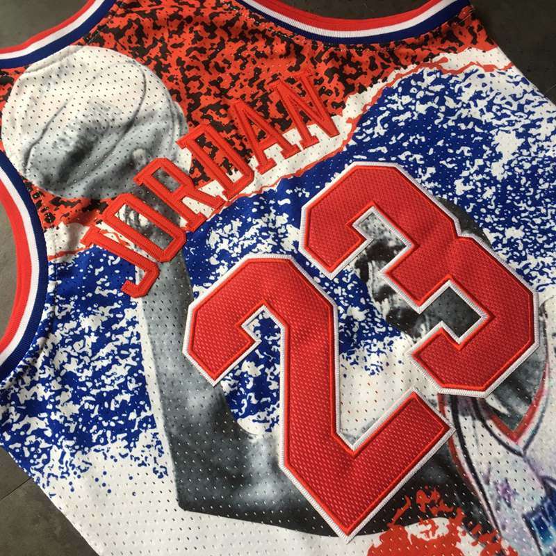 Chicago Bulls 1991 White #23 JORDAN ALL-STAR Classics Basketball Jersey (Closely Stitched)