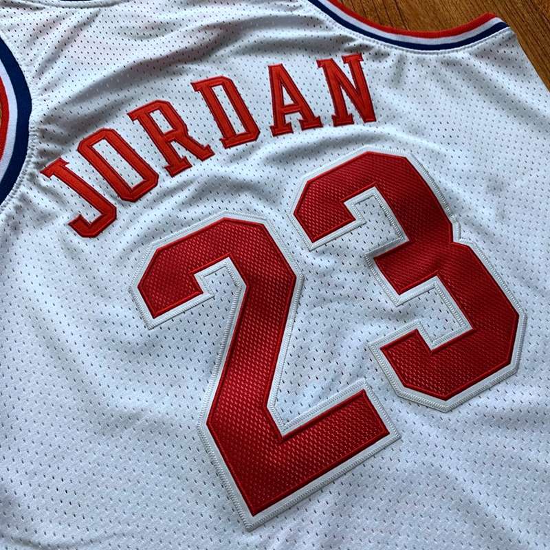 Chicago Bulls 1991 White #23 JORDAN ALL-STAR Classics Basketball Jersey 02 (Closely Stitched)